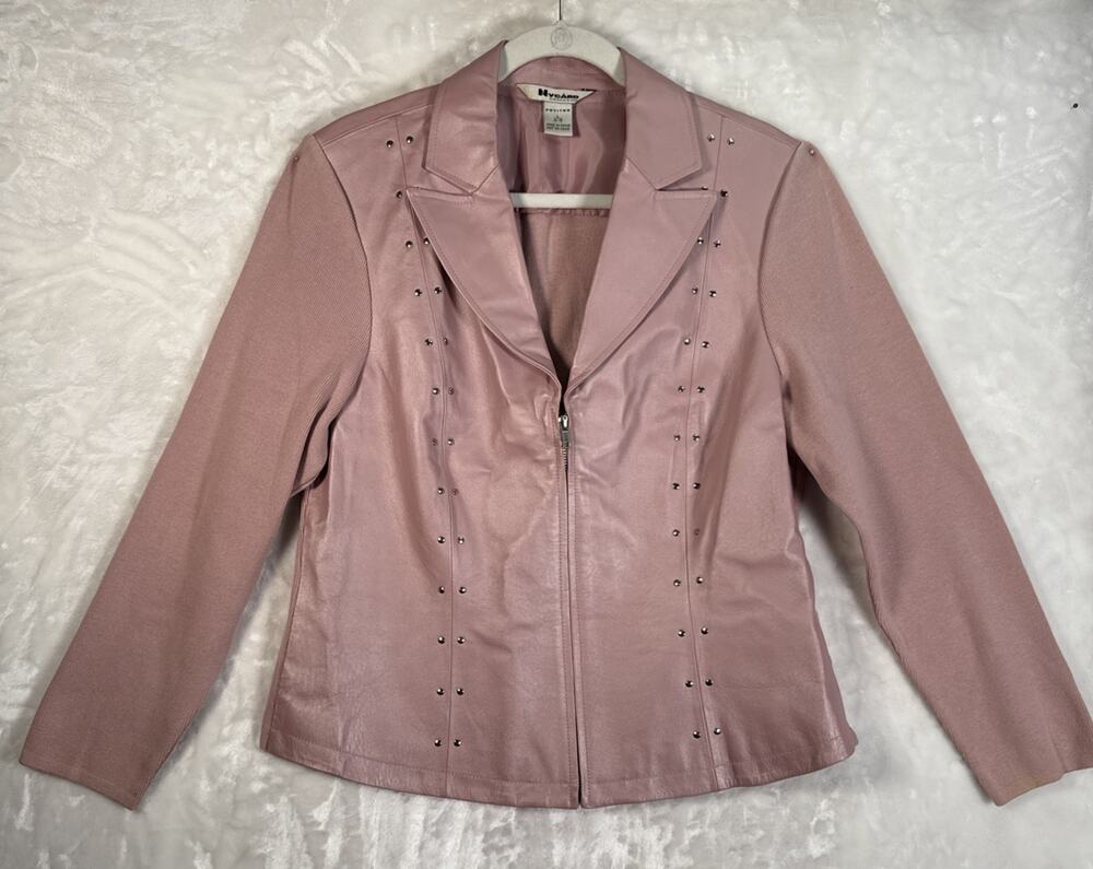 Nygard Collection Women’s Jacket Size L (14-16) Pinks Zip Classic READ